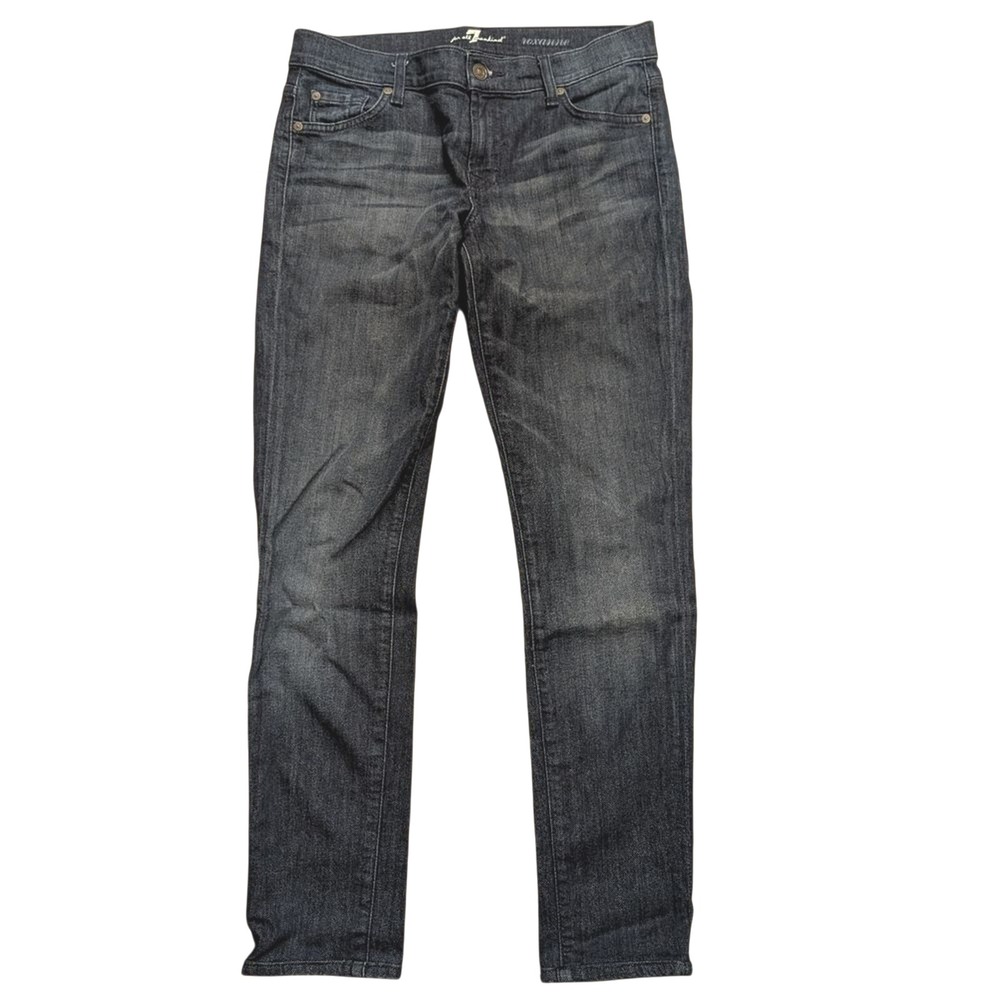 7 For All Mankind 28 Roxanne‎ Jeans Dark wash stretch skinny slim leg